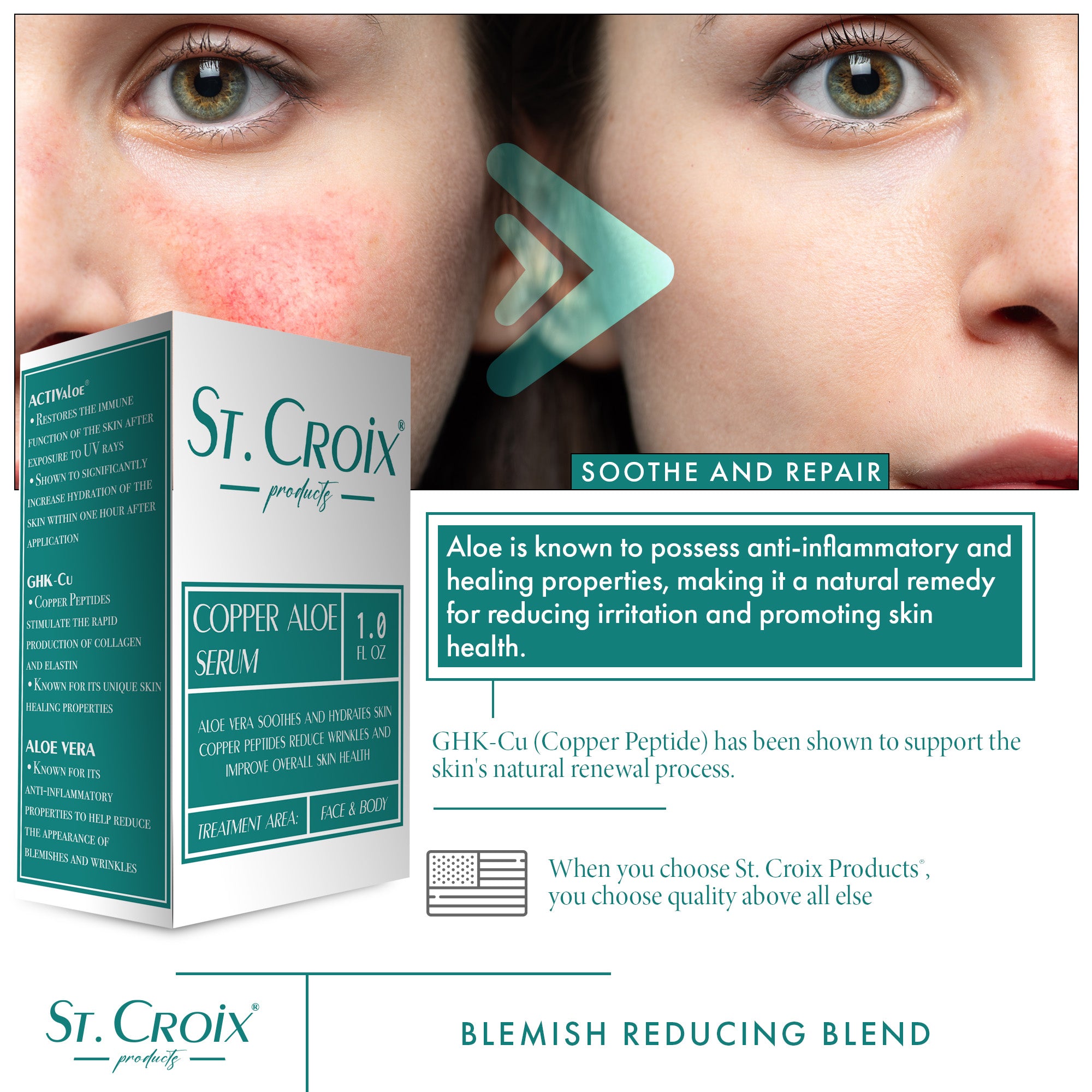 Copper Aloe Rejuvenating Serum | Skincare Products